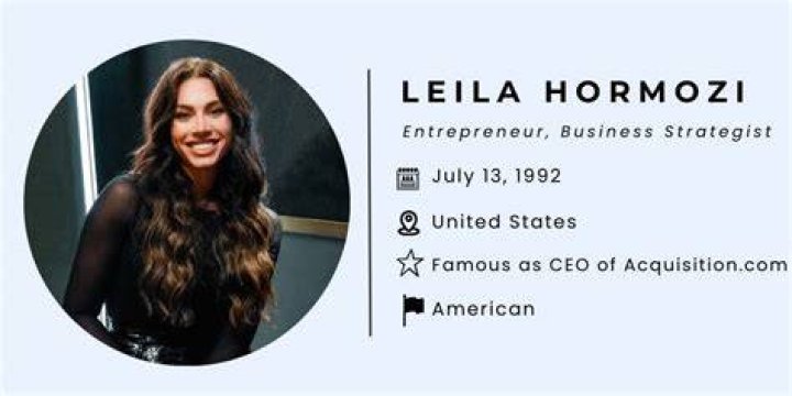 Discover Leila Hormozi's Maiden Name: Uncover The Truth