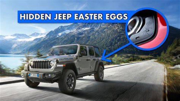 Discover The Hidden Surprises: An Easter Egg Hunt In The Jeep Cherokee
